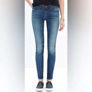 Madewell  skinny mid rise denim jeans Sz 24